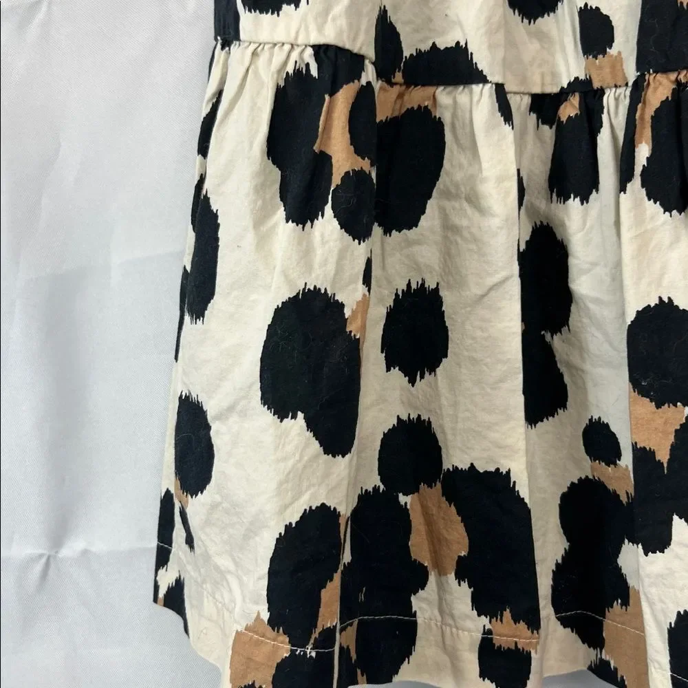 Baby GAP Animal print cotton tiered dress size 4 EUC